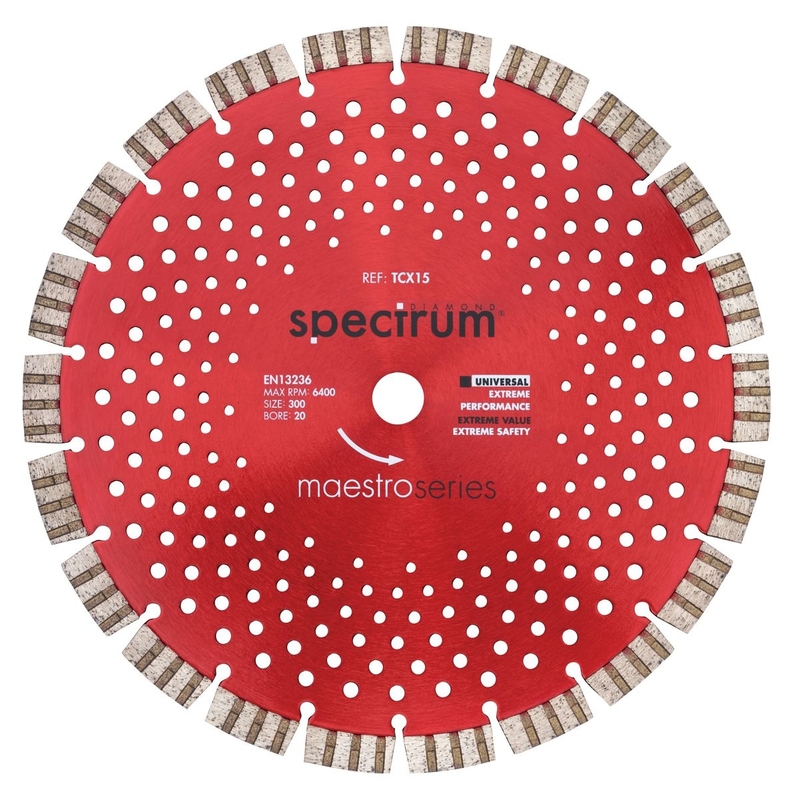 TCX15 Universal Turbo Segmented Diamond Blade TCX15 Universal Turbo